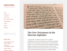 Tablet Screenshot of jandrewowen.com